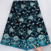 [codex-media-19] Swiss Voile Lace Fabric with Rhinestones | 5 Yards/pc African Cotton Lace Fabric image 20