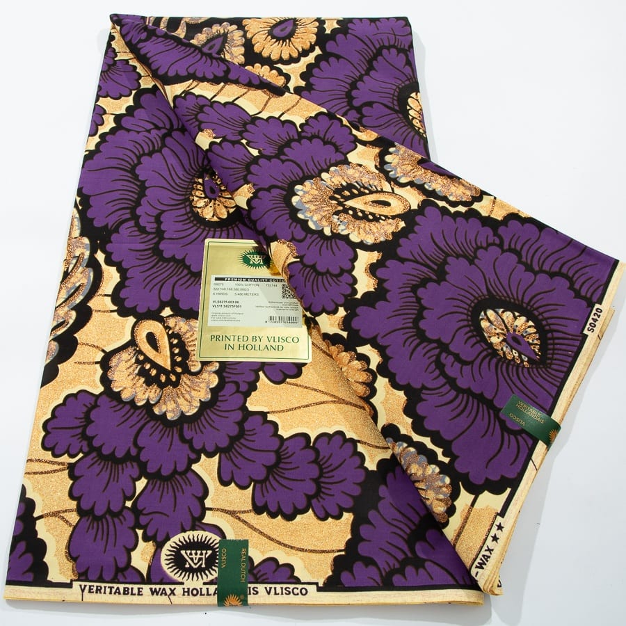 [codex-media-14] African Wax Print Fabric 6 Yards | Double-Sided Party Material image 15