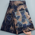 [codex-media-2] French Mesh Lace Fabric with Beads and Sequins, African Lace Fabric for Sewing Wedding Party Dresses image 3