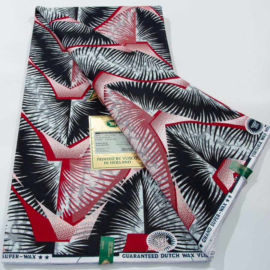 [codex-media-3] African Wax Print Fabric 6 Yards | Double-Sided Party Material image 4