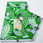 [codex-media-1] African Wax Print Fabric 6 Yards | Double-Sided Party Material image 2