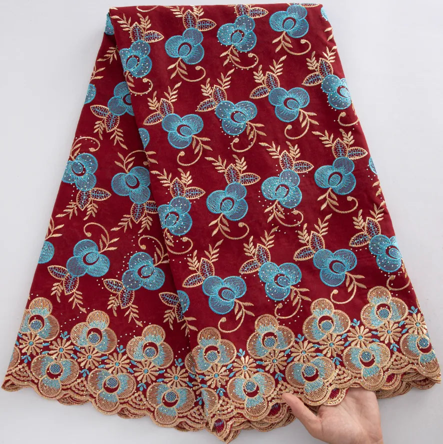 [codex-media-8] Blue Swiss Voile Lace Fabric 5 Yards | 4943 image 9