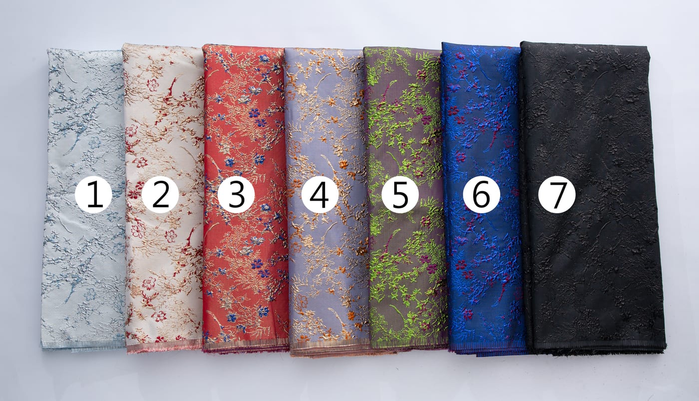 [codex-media-13] French Brocade Lace Fabric, African Jacquard Lace Fabric for Sewing Women Wedding/Party/Prom Dresses or Mini Dress image 14