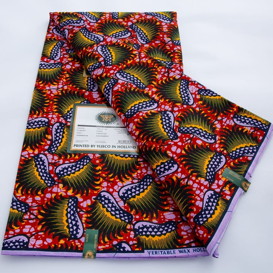 [codex-media-12] African Wax Print Fabric 100% Cotton - Golden Glitter Wax Cloth - Ankara Super Wax Fabric 5.49 meter Per Piece, 100% Cotton Nigerian Ghanaian Fashion - Soft Handmade Fabric for Women's Wedding Dresses, Party Gowns, and Sewing Materials image 13