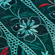 [codex-media-9] Swiss Voile Lace Fabric with Rhinestones | 5 Yards/pc African Cotton Lace Fabric image 10