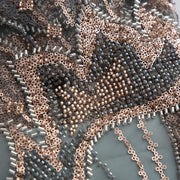 [codex-media-4] French Mesh Lace Fabric with Beads, African Luxury Sequins Lace Fabric for Sewing Wedding/Party/Prom Dresses  image 5