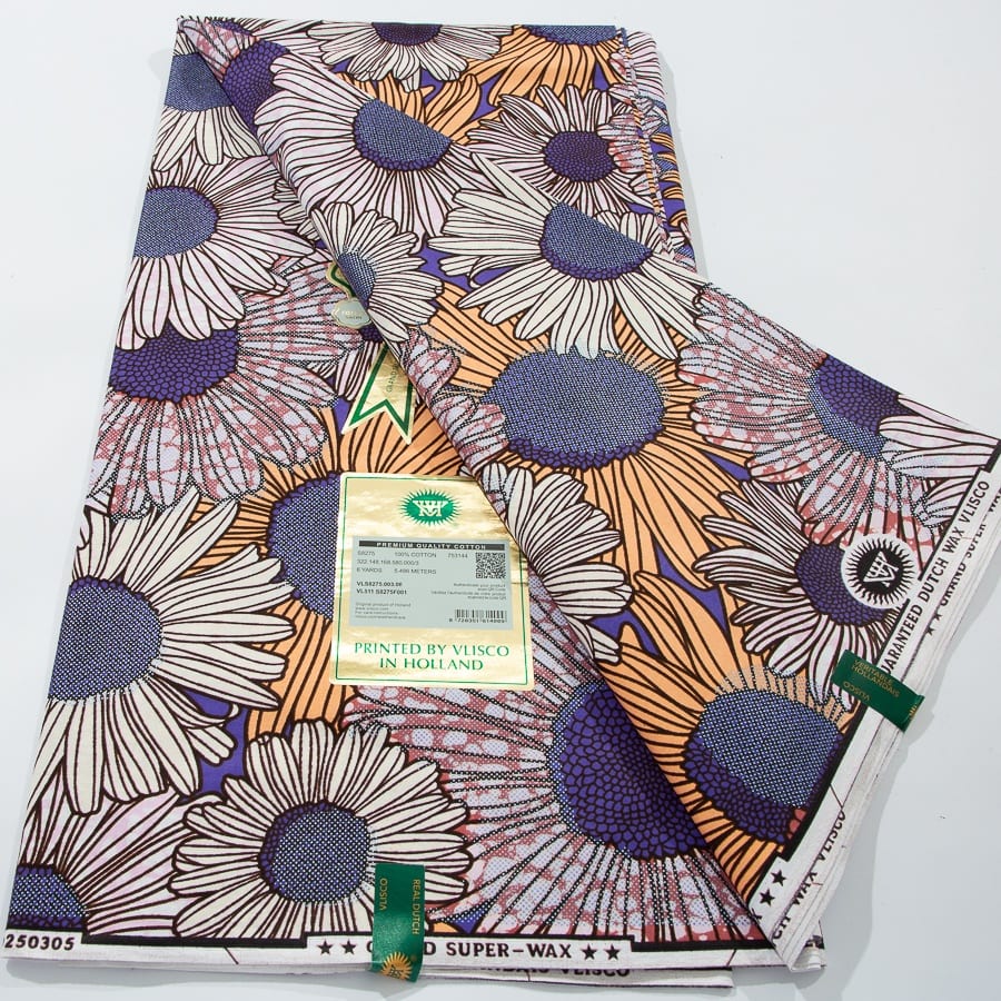 [codex-media-9] African Wax Print Fabric 6 Yards | Double-Sided Party Material image 10