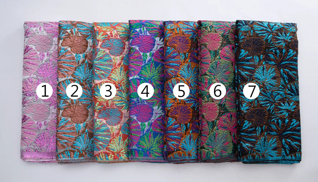 [codex-media-3] French Brocade Lace Fabric 5 Yards | 4932 image 4