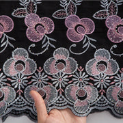 [codex-media-13] Blue Swiss Voile Lace Fabric 5 Yards | 4943 image 14