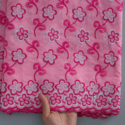 [codex-media-2] Swiss Voile Lace Fabric with Rhinestones | 5 Yards/pc African Cotton Lace Fabric image 3