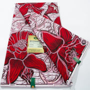 [codex-media-3] African Wax Print Fabric 6 Yards | Double-Sided Party Material image 4