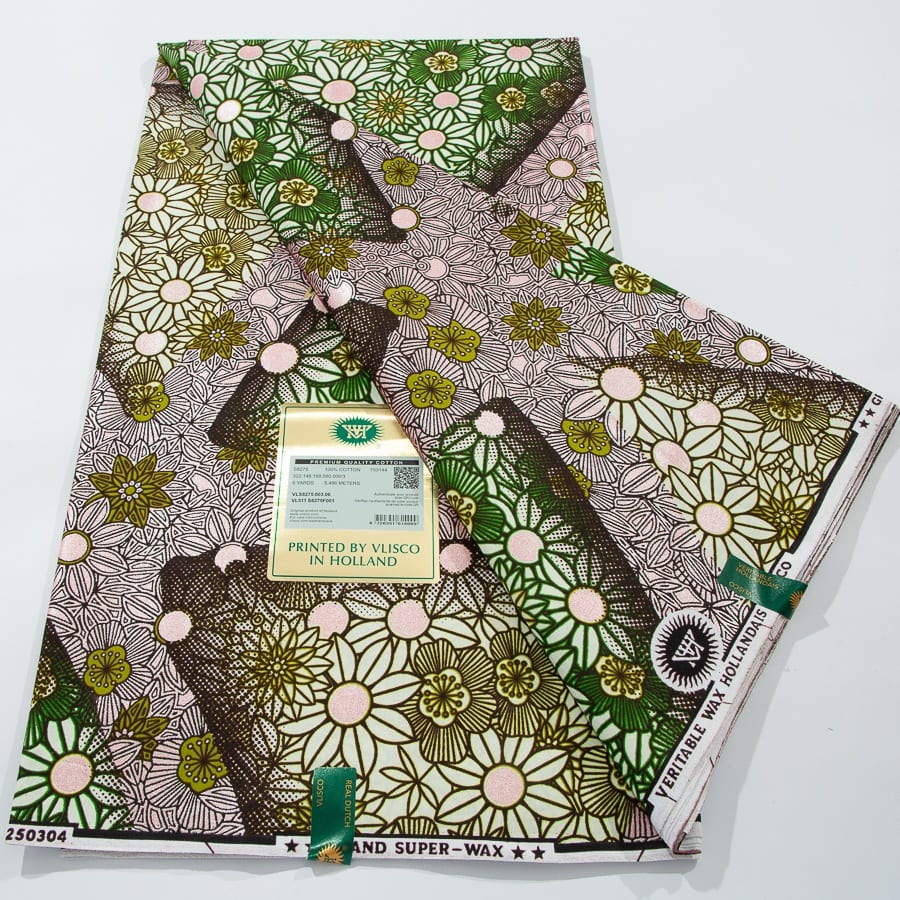 [codex-media-14] African Wax Print Fabric 6 Yards | Double-Sided Party Material image 15