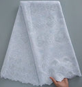 [codex-media-2] Wine Swiss Voile Lace Fabric 5 Yards | 4937 image 3