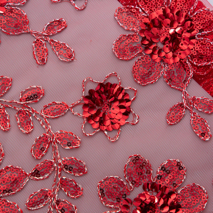 [codex-media-16] African Mesh Lace Fabric, French Net Lace Fabric with Sequins for Sewing Wedding/Party/Prom Dresses image 17