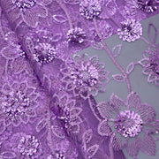 [codex-media-17] French Mesh Lace Fabric, African Net Lace Fabric with Sequins for Sewing Wedding/Party/Prom Dresses image 18