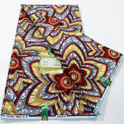[codex-media-13] African Wax Print Fabric 6 Yards | Double-Sided Party Material image 14