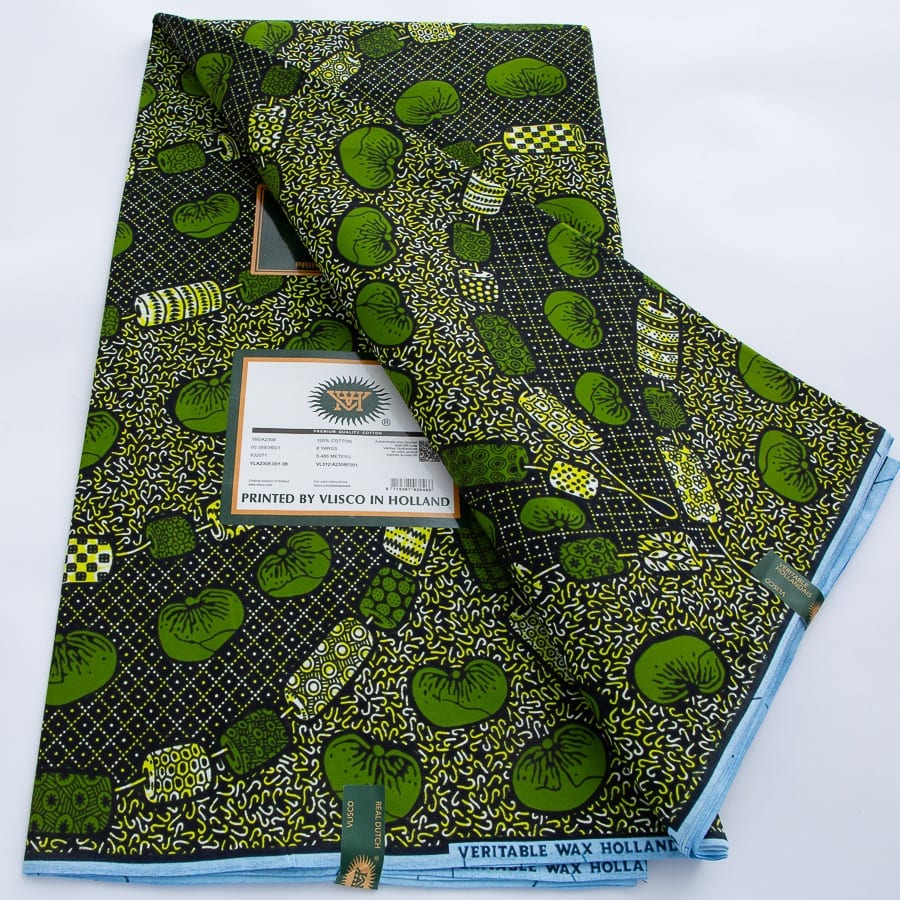 [codex-media-8] African Wax Print Fabric 100% Cotton - Golden Glitter Wax Cloth - Ankara Super Wax Fabric 5.49 meter Per Piece, 100% Cotton Nigerian Ghanaian Fashion - Soft Handmade Fabric for Women's Wedding Dresses, Party Gowns, and Sewing Materials image 9