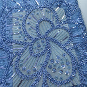 [codex-media-7] Green African Mesh Lace Fabric Beads 5 Yards | 4948 image 8