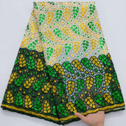 [codex-media-13] Afarican Guipure Cord Lace Fabric with Sequins, Nigerian Water Soluble Lace Fabric for Sewing Party Dresses image 14