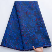 [codex-media-2] French Brocade Lace Fabric, African Jacquard Lace Fabric for Sewing Women Wedding/Party/Prom Dresses or Mini Dress image 3