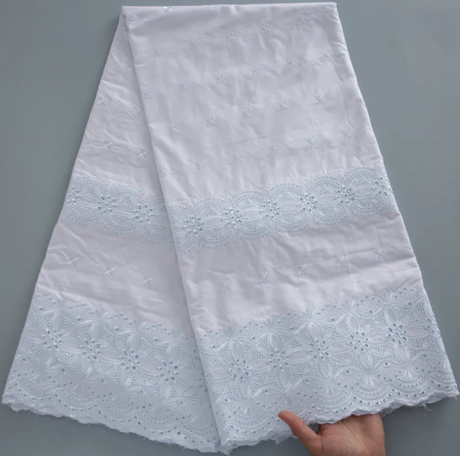 [codex-media-2] Blue Swiss Voile Lace Fabric Men’s Suits Fabric 5 Yards | 4943 image 3