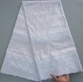 [codex-media-2] Blue Swiss Voile Lace Fabric Men’s Suits Fabric 5 Yards | 4943 image 3
