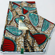 [codex-media-14] African Wax Print Fabric 6 Yards | Double-Sided Party Material image 15