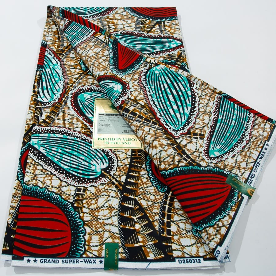 [codex-media-14] African Wax Print Fabric 6 Yards | Double-Sided Party Material image 15