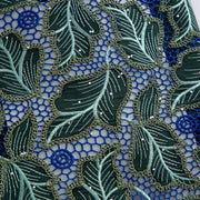 [codex-media-10] Guipure Cord Lace Fabric with Rhinestones | 5 Yards/pc Nigerian Water Soluble Lace Fabric image 11
