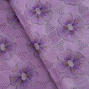 [codex-media-12] African Cotton Lace Fabric with Rhinestones, Swiss Voile Lace Fabric for Sewing Wedding/Party/Prom Dresses image 13