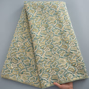 [codex-media-7] African Brocade Lace Fabric, French Jacquard Lace Fabric for Sewing Women Elegant Party Dresses image 8