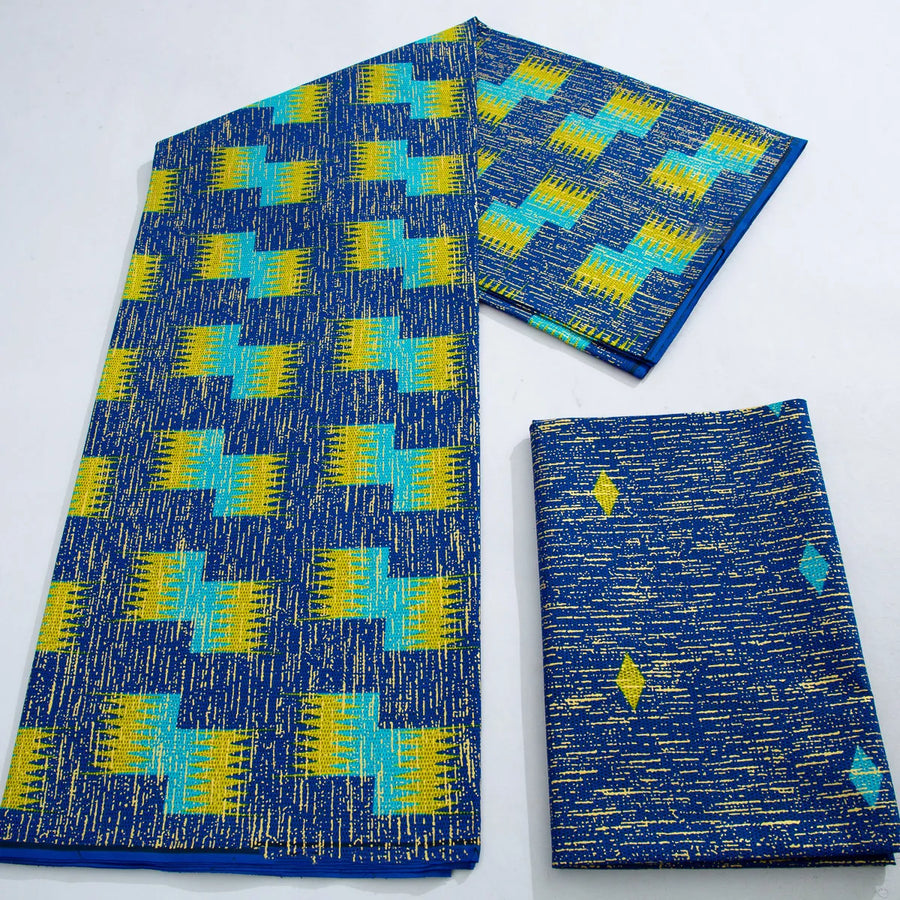 Kente Print Fabric Set