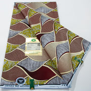 [codex-media-2] African Wax Print Fabric 6 Yards | Double-Sided Party Material image 3