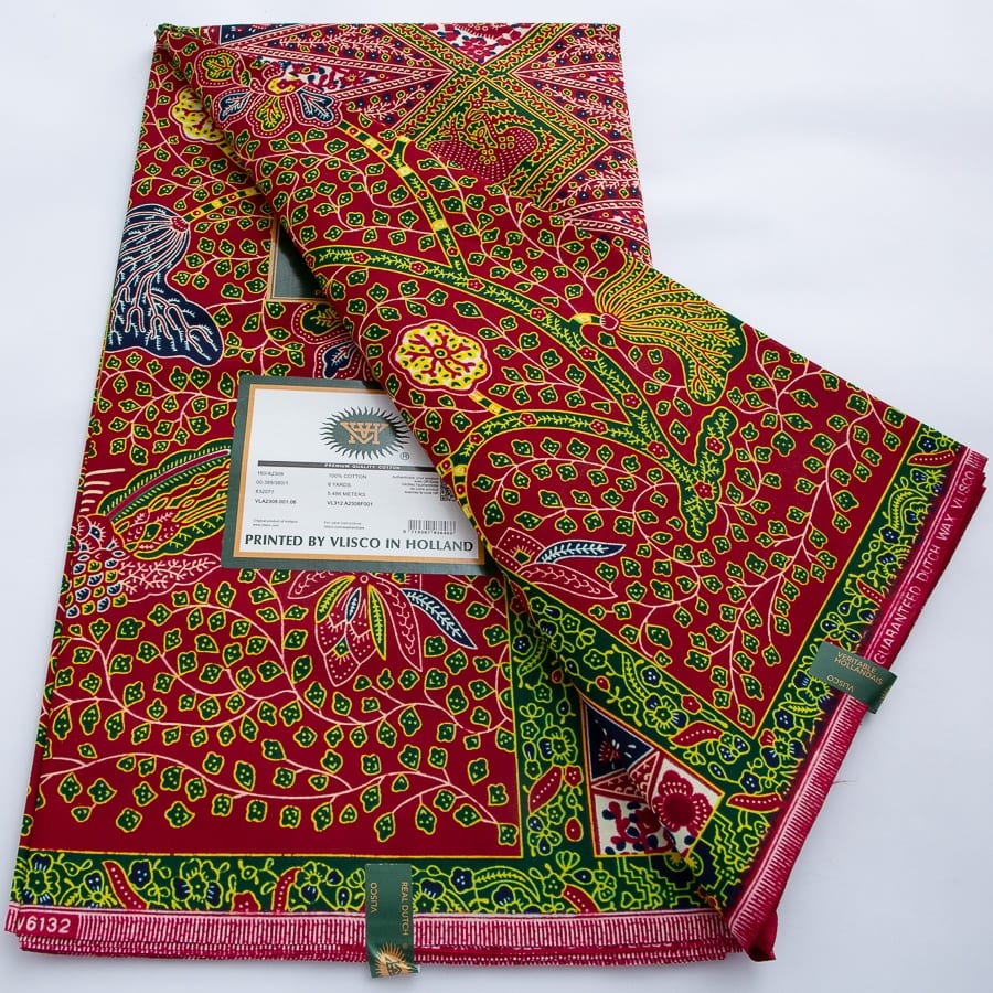 [codex-media-5] African Wax Print Fabric 100% Cotton - Golden Glitter Wax Cloth - Ankara Super Wax Fabric 5.49 meter Per Piece, 100% Cotton Nigerian Ghanaian Fashion - Soft Handmade Fabric for Women's Wedding Dresses, Party Gowns, and Sewing Materials image 6