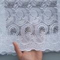 [codex-media-19] Swiss Voile Lace Fabric with Rhinestones | 5 Yards/pc African Cotton Lace Fabric image 20