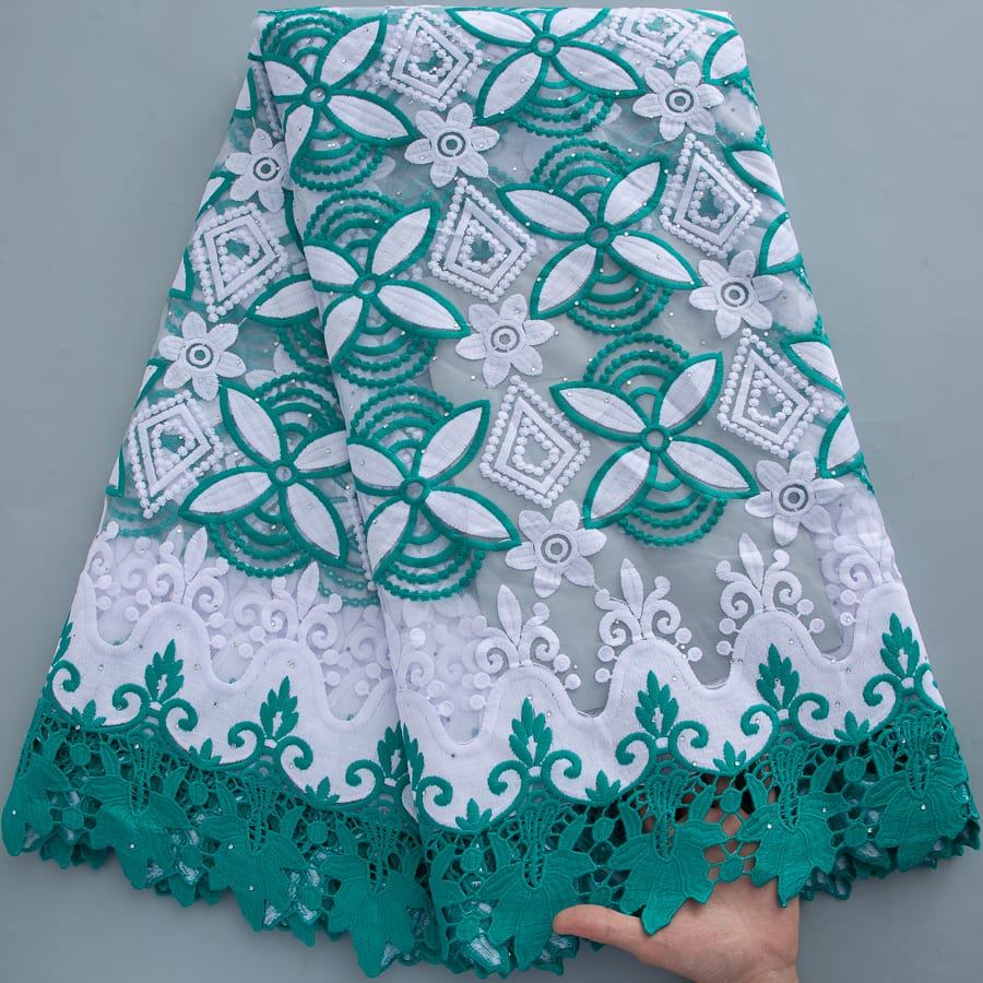 [codex-media-6] French Mesh Lace Fabric with Sequins | 5 Yards/pc African Net Lace Fabric image 7
