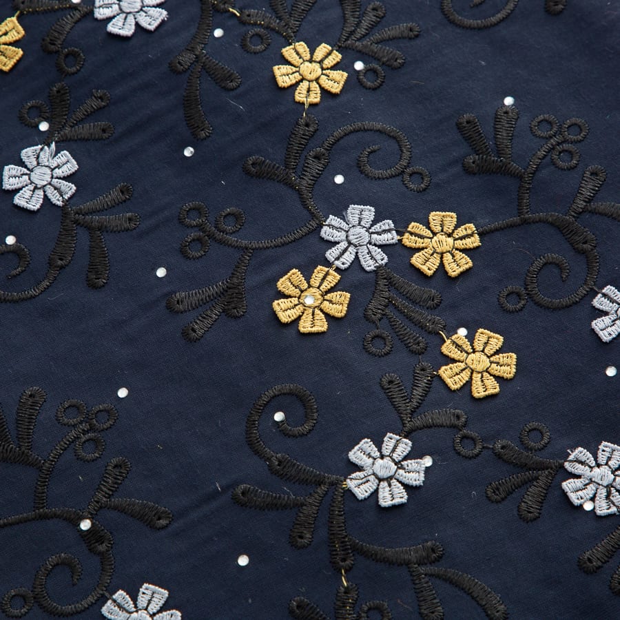 [codex-media-13] 5Yards/pc Swiss Voile Lace Fabric with Rhinestones, African Cotton Lace Fabric for Sewing Women Wedding Party Dresses image 14