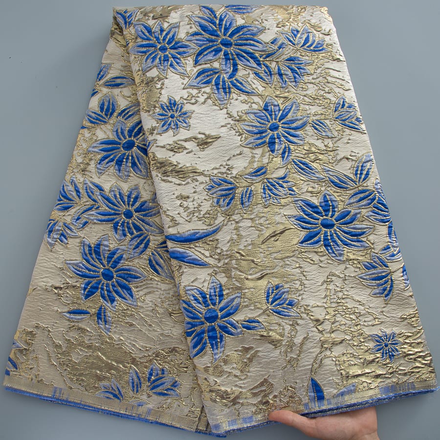 [codex-media-9] African Brocade Lace Fabric, French Jacquard Lace Fabric for Sewing Women Elegant Party Dresses image 10