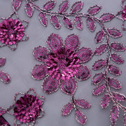 [codex-media-14] African Mesh Lace Fabric, French Net Lace Fabric with Sequins for Sewing Wedding/Party/Prom Dresses image 15
