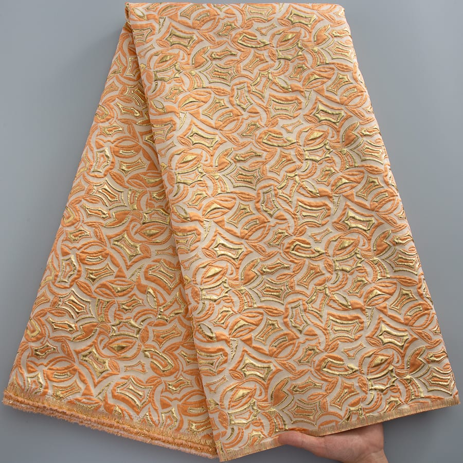 [codex-media-5] African Brocade Lace Fabric, French Jacquard Lace Fabric for Sewing Women Elegant Party Dresses image 6