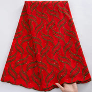[codex-media-10] Swiss Voile Lace Fabric with Rhinestones | 5 Yards/pc African Cotton Lace Fabric image 11