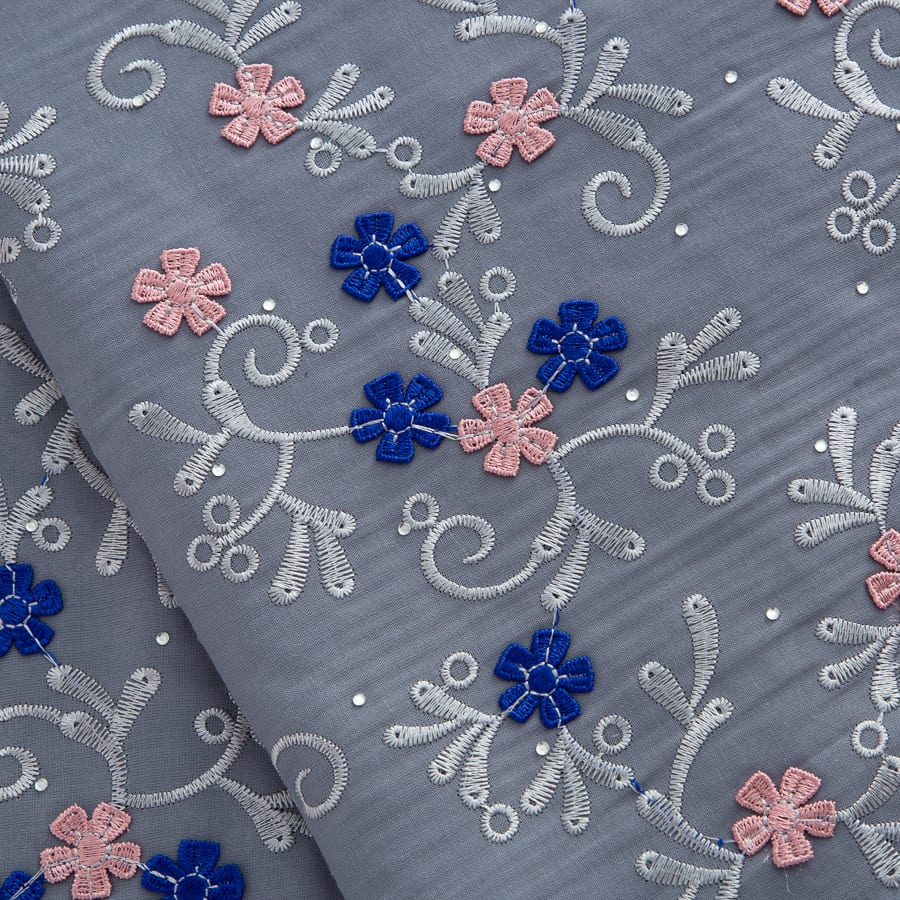 [codex-media-1] 5Yards/pc Swiss Voile Lace Fabric with Rhinestones, African Cotton Lace Fabric for Sewing Women Wedding Party Dresses image 2
