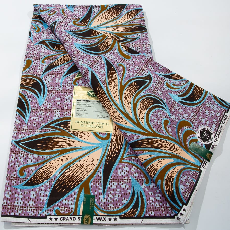 [codex-media-14] African Wax Print Fabric 6 Yards | Double-Sided Party Material image 15