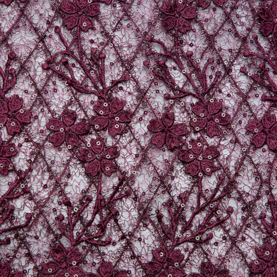 [codex-media-1] African Mesh Lace Fabric with Sequins, French Mesh Lace Fabric for Sewing Women Wedding Party/Prom Dresses image 2