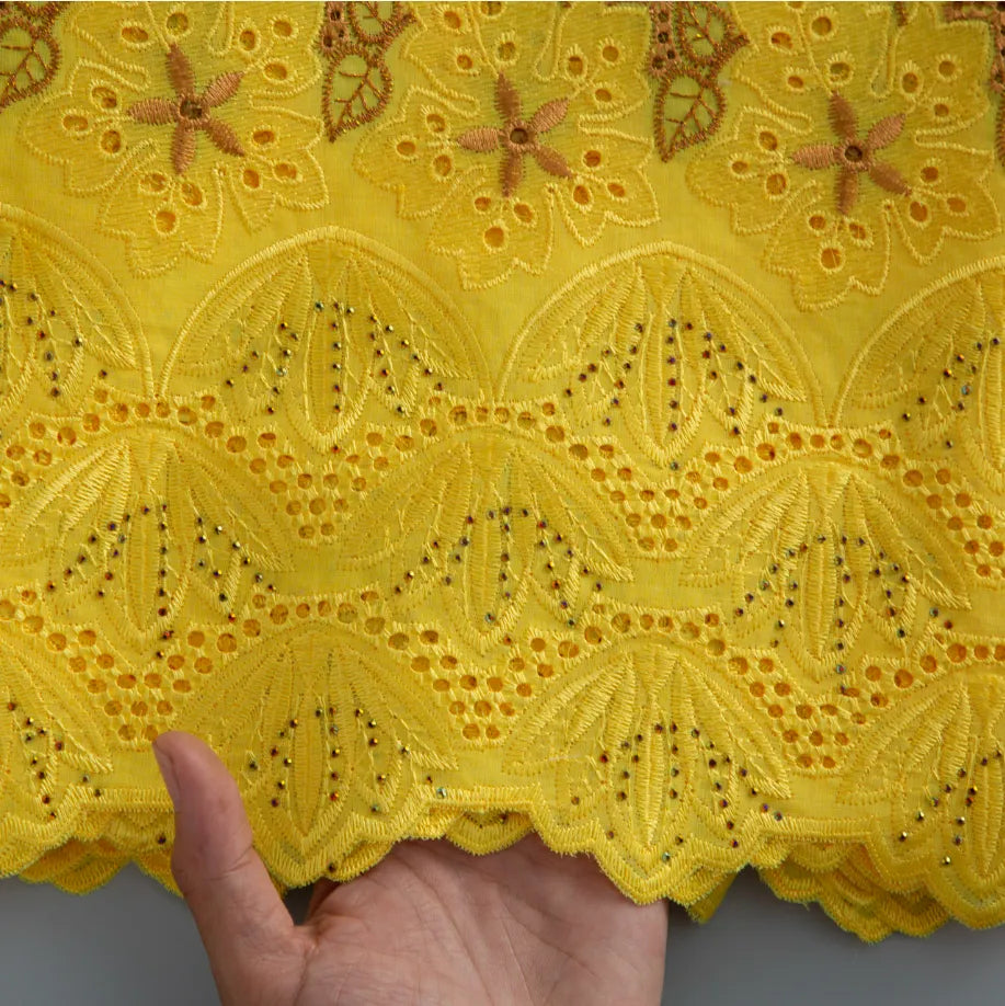 [codex-media-5] Wine Swiss Voile Lace Fabric 5 Yards | 4937 image 6