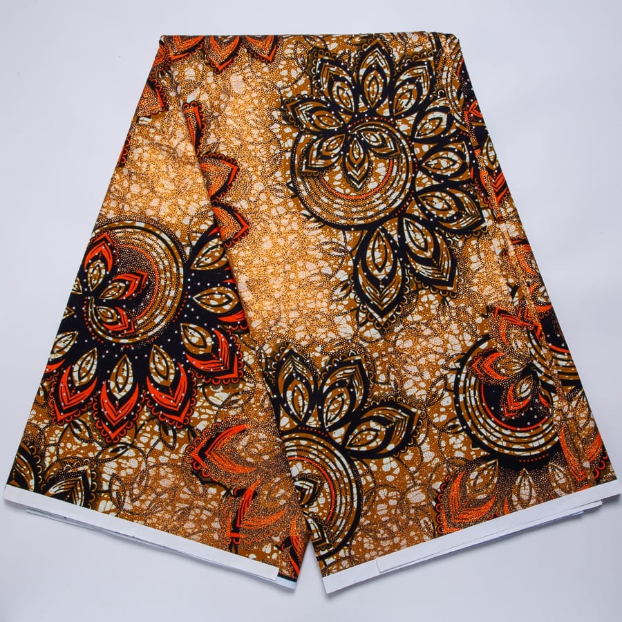 [codex-media-1] African Wax Print Fabric 6 Yards | Double-Sided Party Material image 2