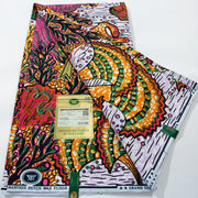 [codex-media-7] African Wax Print Fabric 6 Yards | Double-Sided Party Material image 8