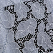 [codex-media-1] Guipure Cord Lace Fabric with Rhinestones | 5 Yards/pc Nigerian Water Soluble Lace Fabric image 2