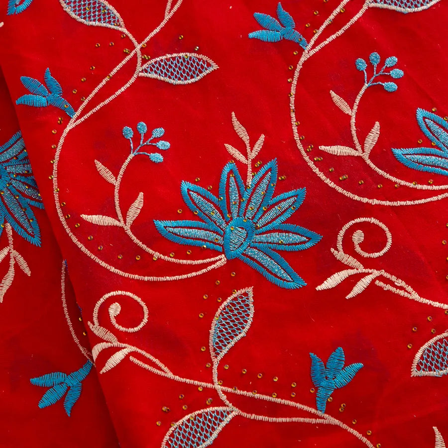[codex-media-16] Swiss Voile Lace Fabric with Rhinestones | 5 Yards/pc African Cotton Lace Fabric image 17