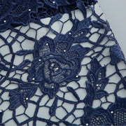 [codex-media-9] Orange Guipure Cord Lace Fabric 5 Yards | 4944 image 10